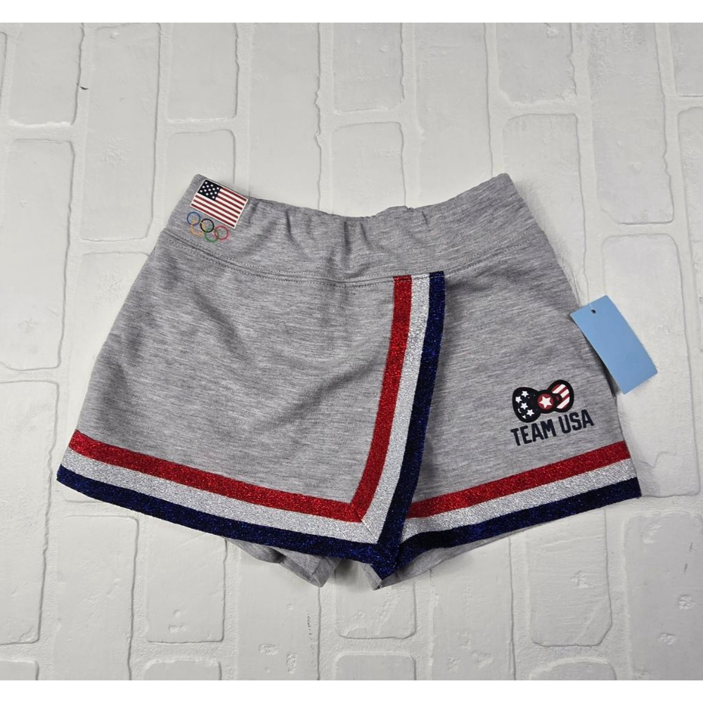 Hello Kitty X Team U.S.A Gray Girls Skort Small 6/6X